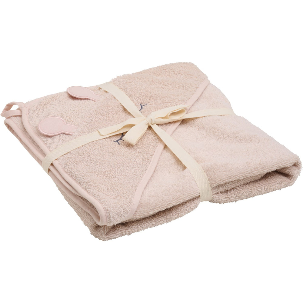 Køb Pippi Rose Dust Hooded Baby Håndklæde