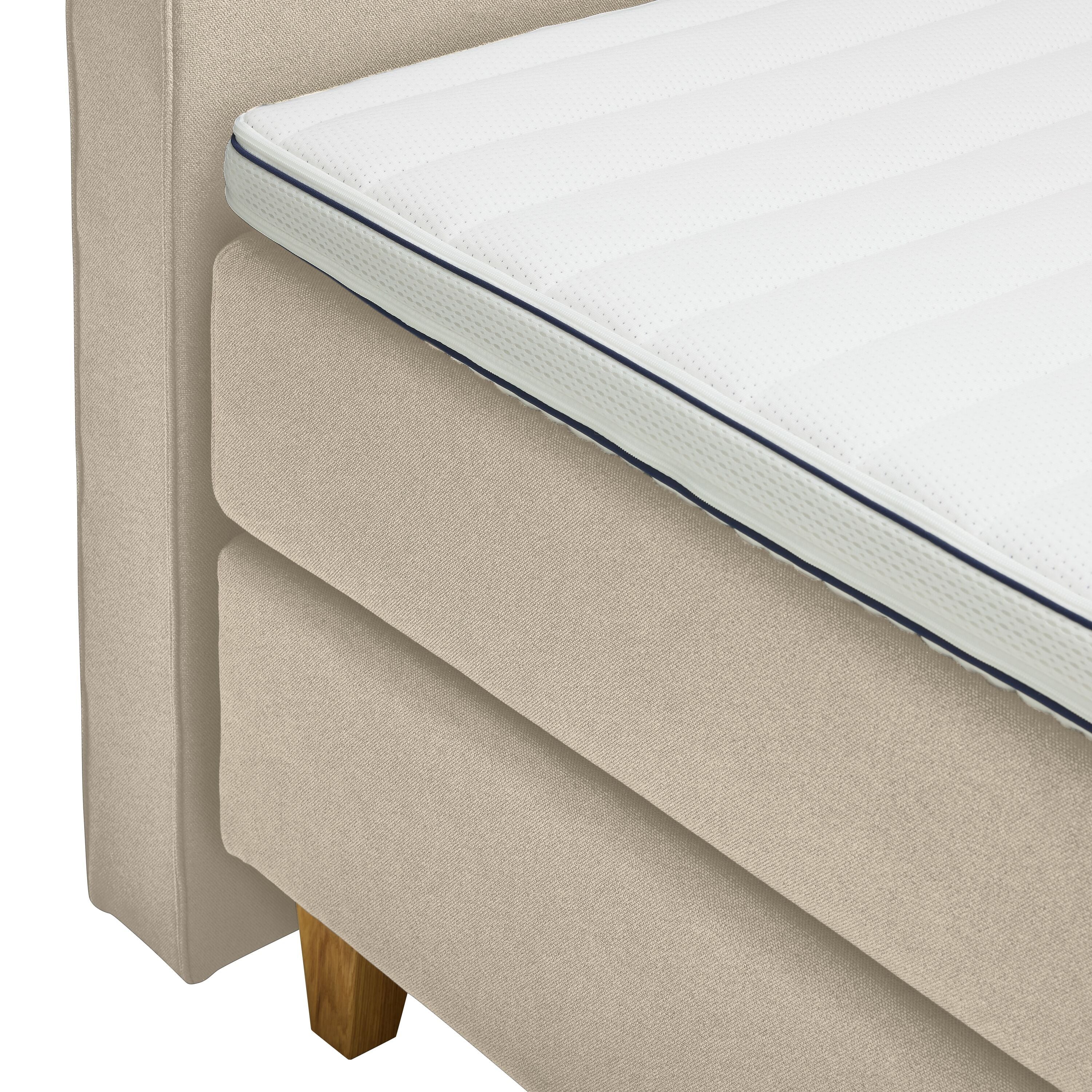bico GOODNIGHT Boxspringbett - Natur / B: 180.0 cm x T: 200.0 cm