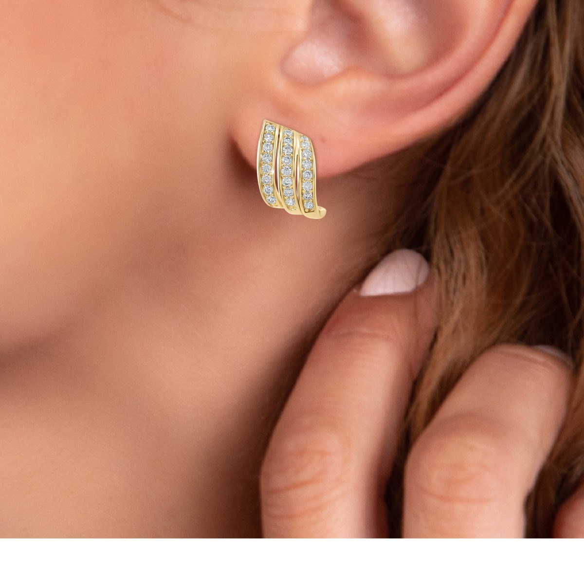 Boucles d'oreilles SC Bohème ornées de Zirconium