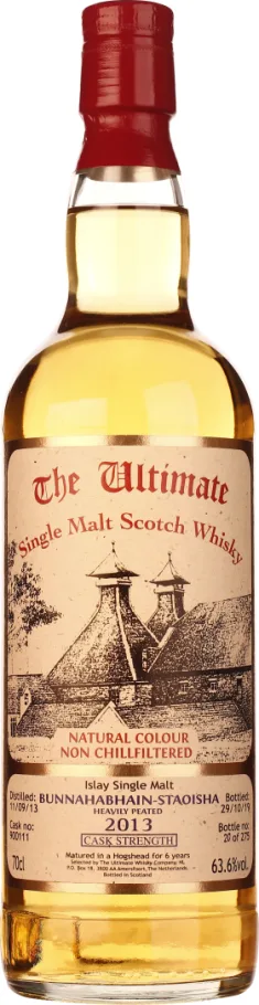 THE ULTIMATE BUNNAHABHAIN STAOISHA 2013 CASK STRENGTH 70CL