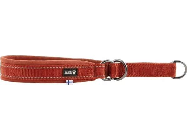 Hurtta Casual halsbånd m. halvkvæl, cinnamon 25-35 cm