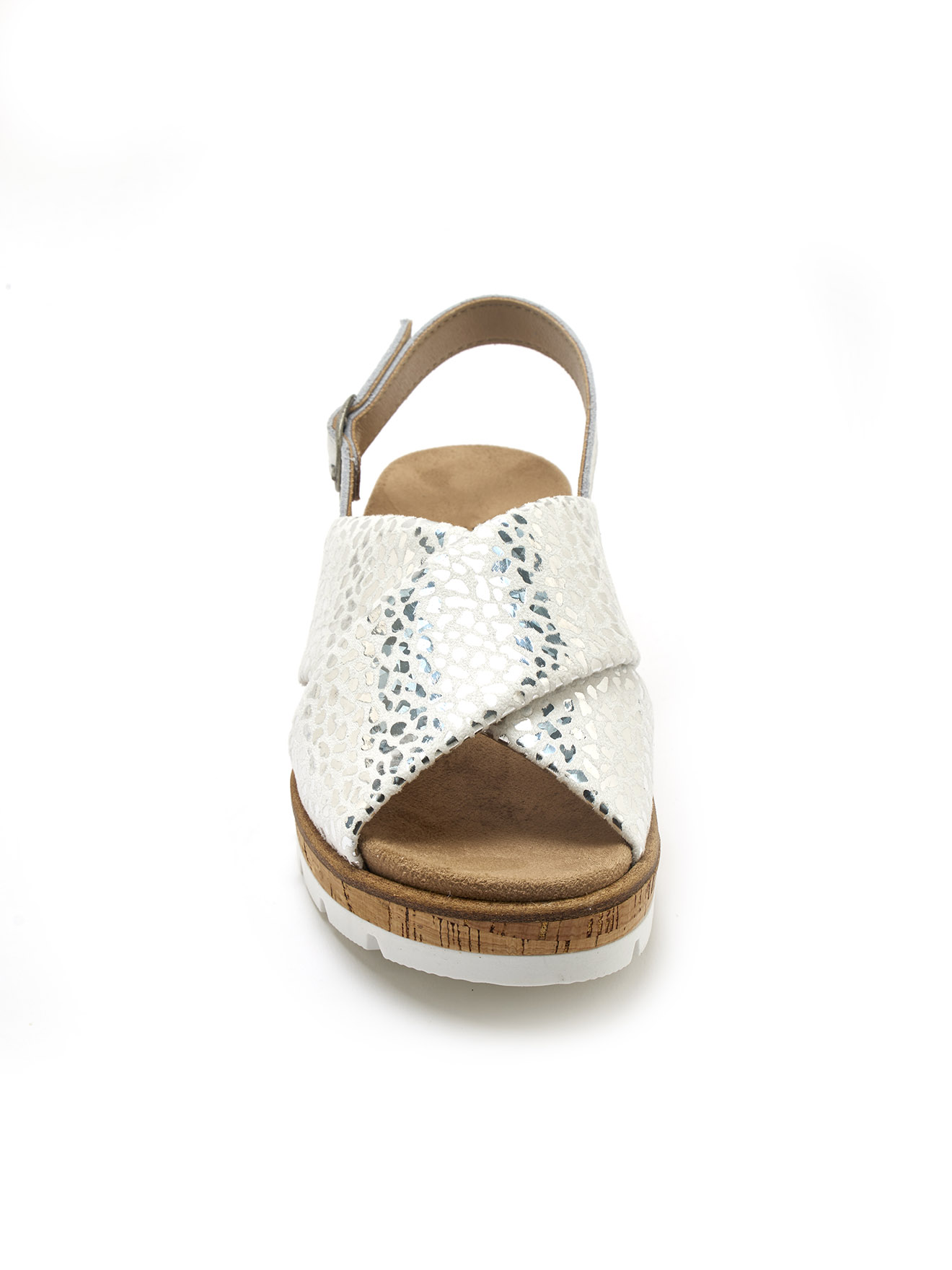 Sandales extensibles doublées cuir