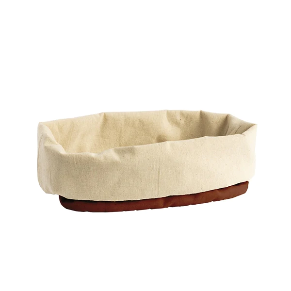 Corbeille sac à pain en coton bio Pebbly