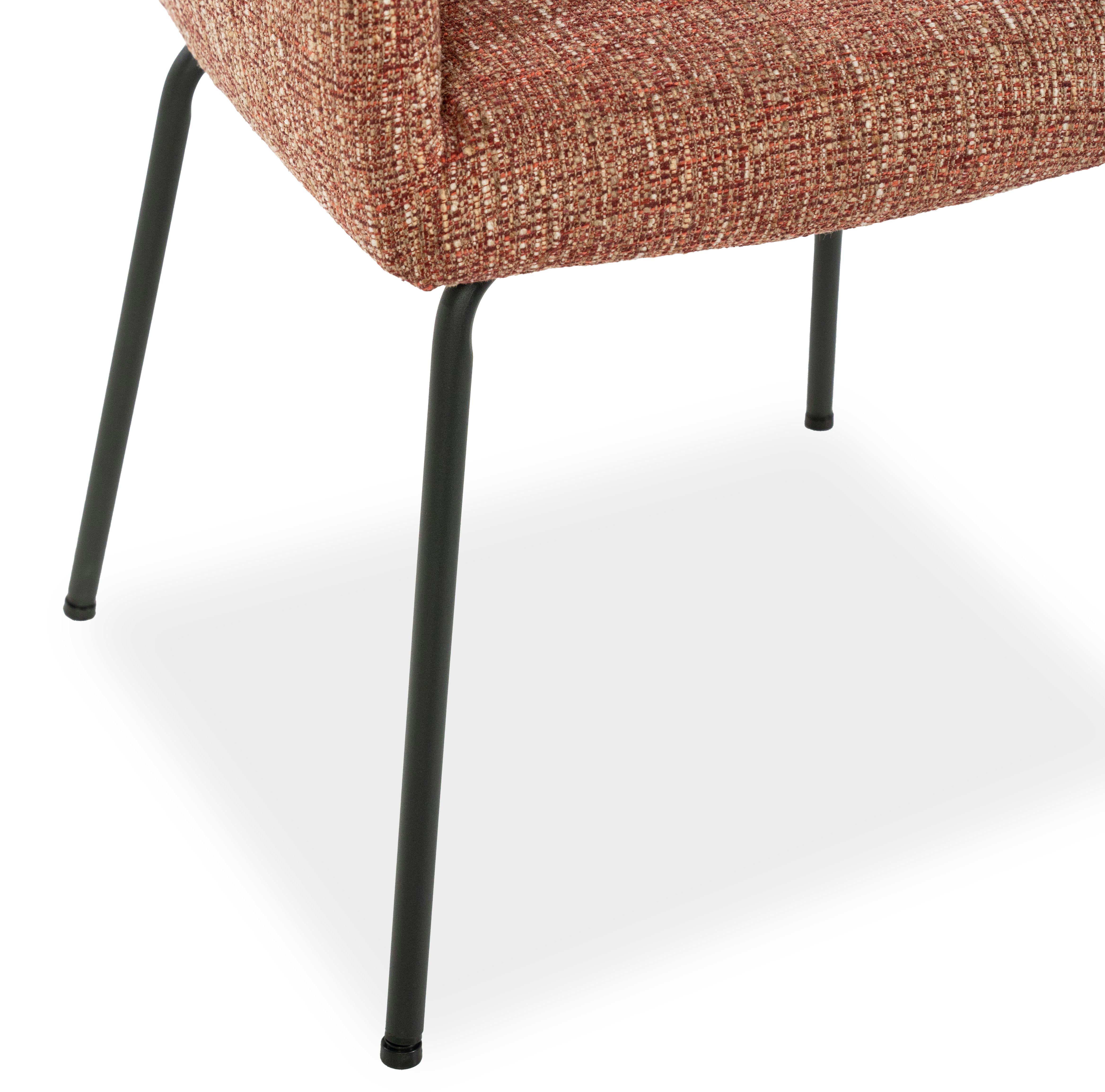 Eetkamerstoel 96339 rood Indy B58 x D63 x H89 cm