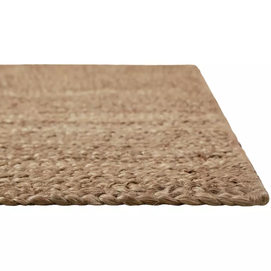 Green Looop Handweb-Teppich Camari braun