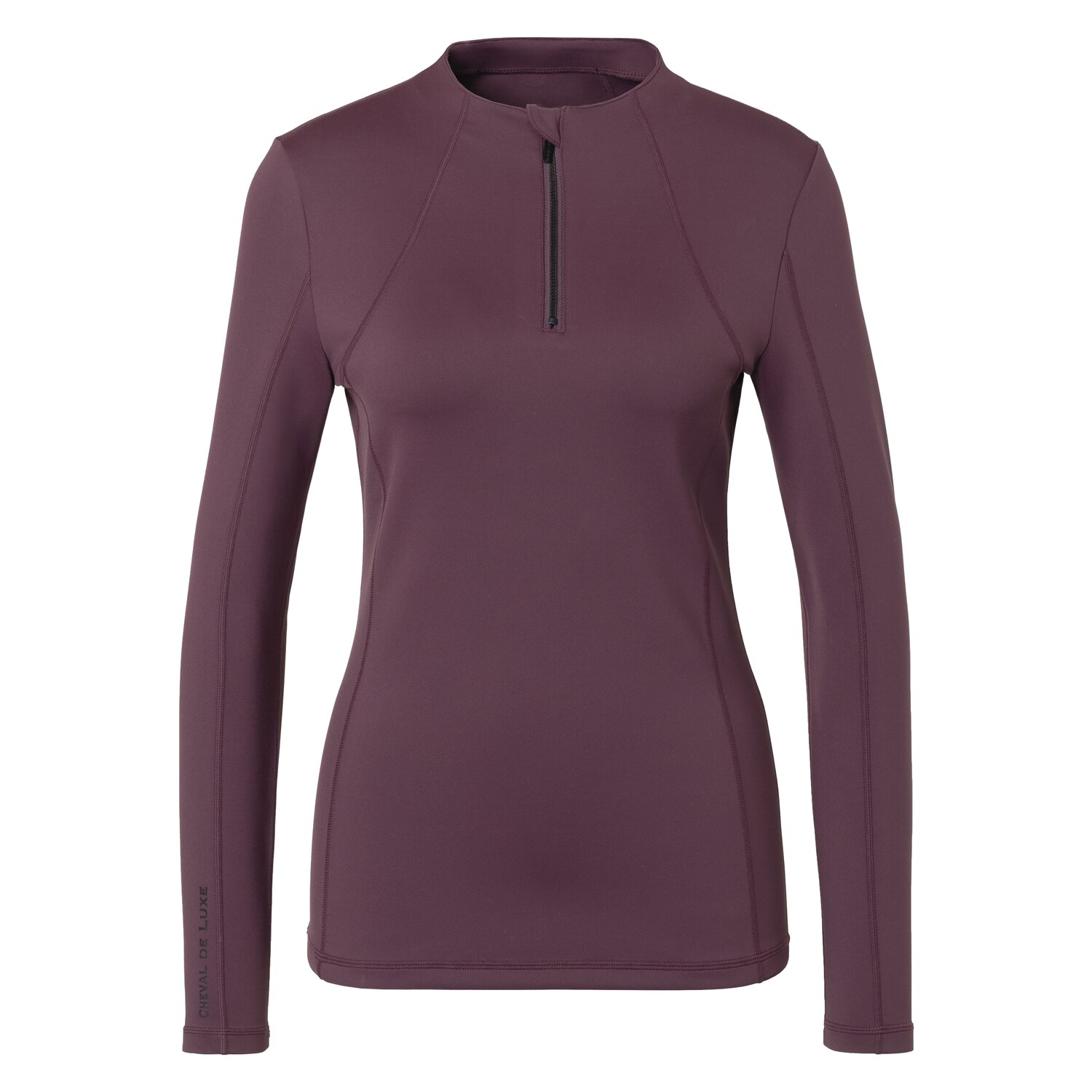 Cheval de Luxe Funktionsshirt - velvet plum