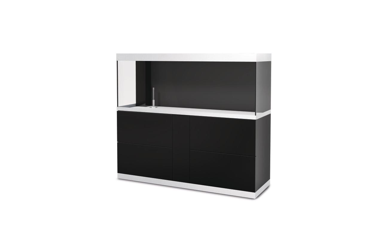 Aquarienkombination HighLine optiwhite 600, Schwarz, 580 l<br>HighLine Aquarien aus Optiwhite-Glas mit Unterschrank