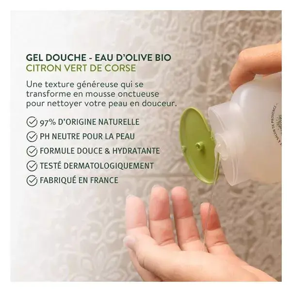 Le Petit Olivier - Gel Douche - Citron Vert De Corse - Sans Savon 270ml