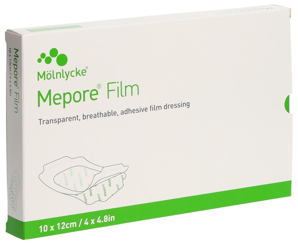 MEPORE Folienverband 10x12cm steril 10 Stk