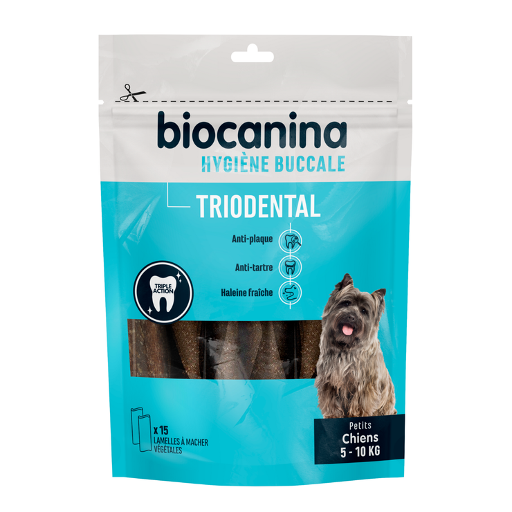 Triodental petit chien -10kg - 15 lamelles