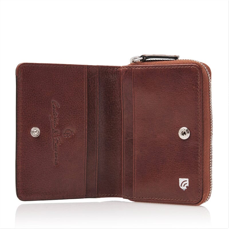 Castelijn & Beerens Donna Ritsportemonnee 4 Pasjes RFID Protected Cognac