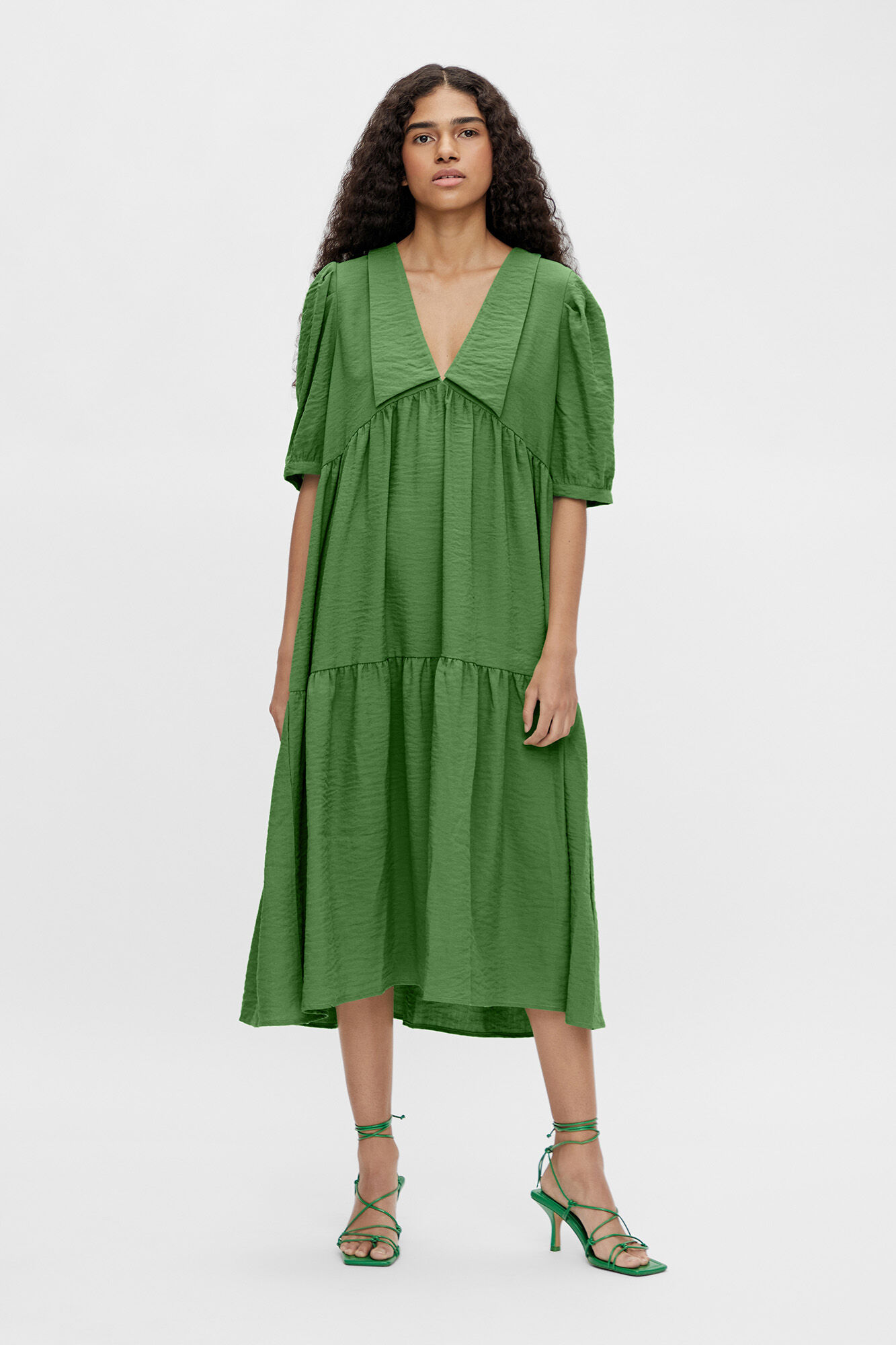 Vestido midi - Verde