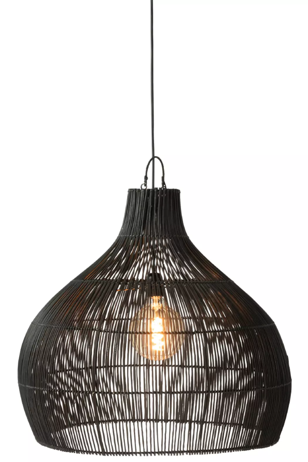 Lampenschirm Rattan Birne