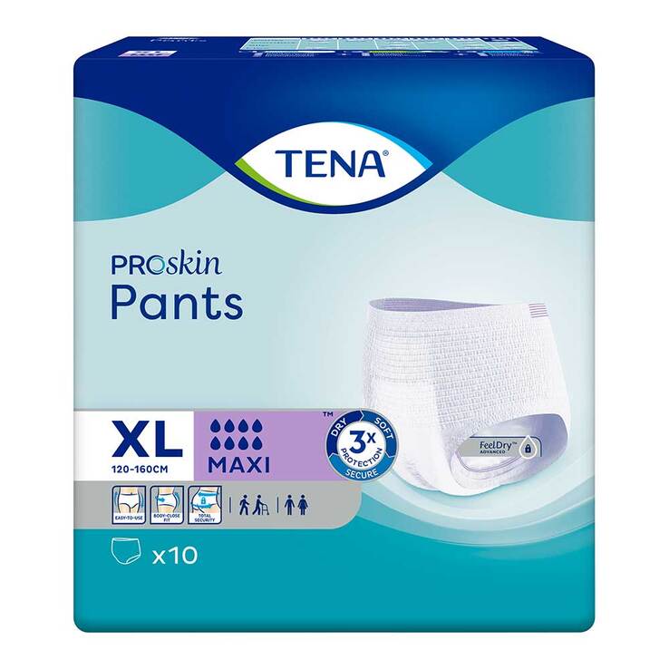 TENA Pants Maxi XL bei Inkontinenz, 10 St