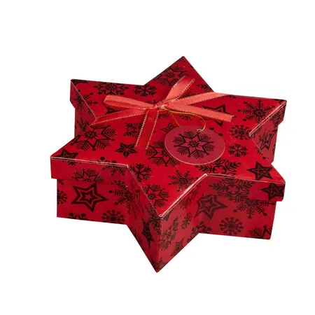 Idena Geschenkbox Stern, Rot
