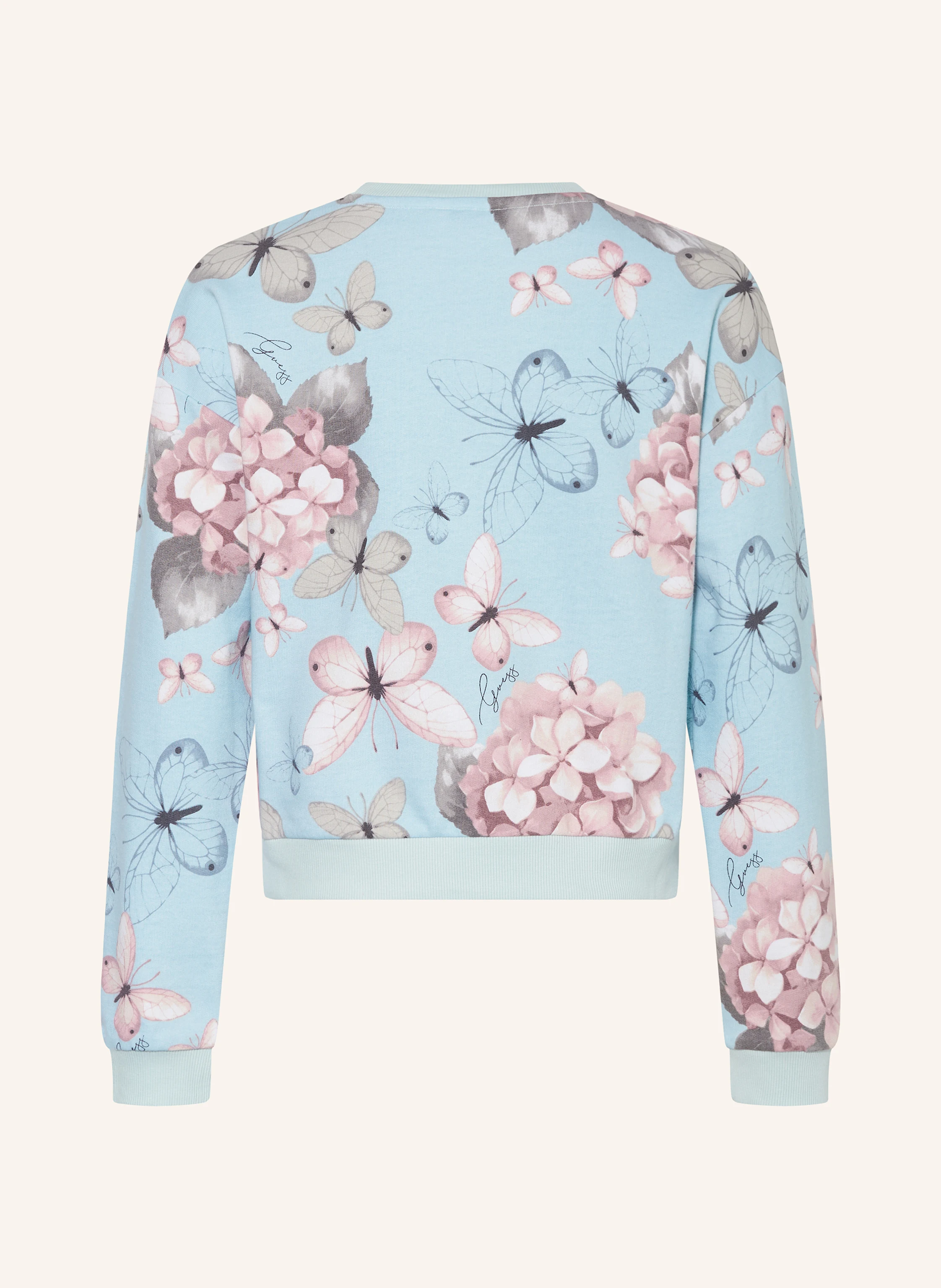 GUESS Sweatshirt mit Schmucksteinen
