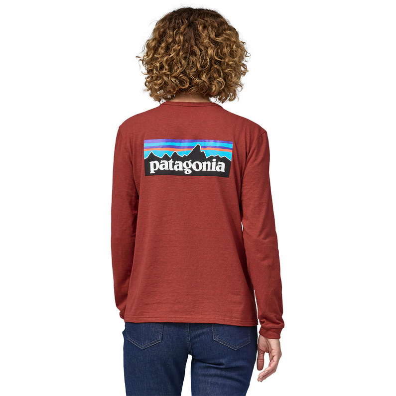 Patagonia Damen Logo P-6 Responsibili Longsleeve