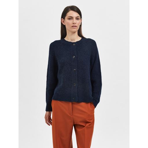 Selected Femme Lulu Cardigan, Dark Sapphire, XS