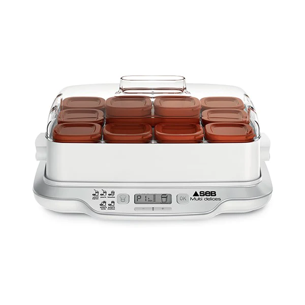 Yaourtière multi delices express 12 pots marron YG661A00 Seb