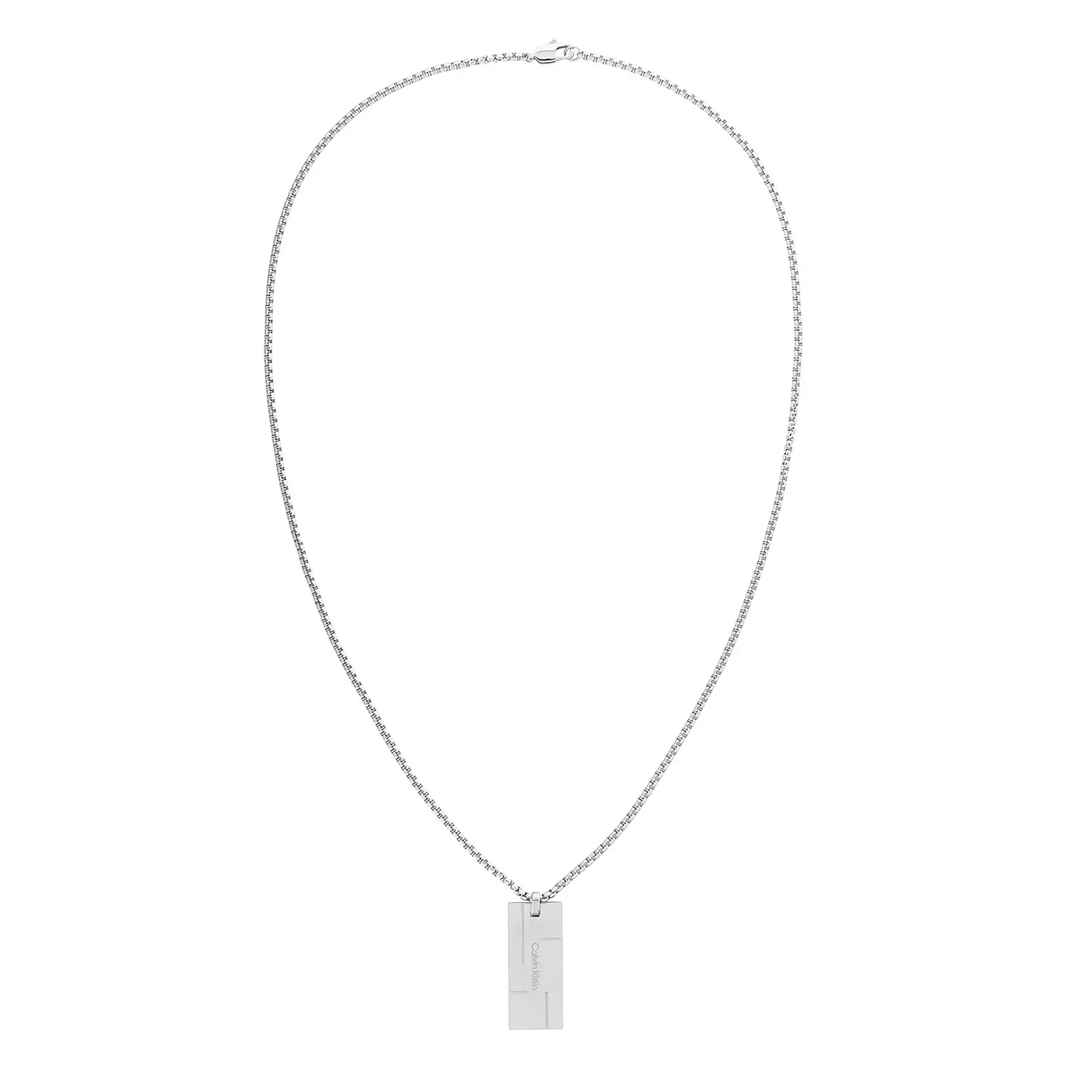 Calvin Klein Architectural Halskæde Rustfrit Stål 35000058