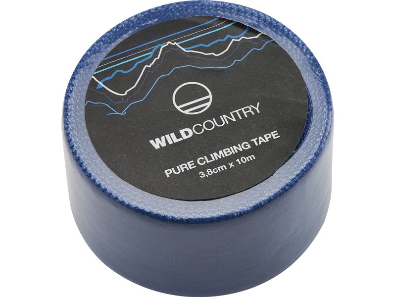 Wild Country Pure Climbing Tape 3.8 x 10 Blau Finger- und Handband aus nicht dehnbarer reiner Baumwolle