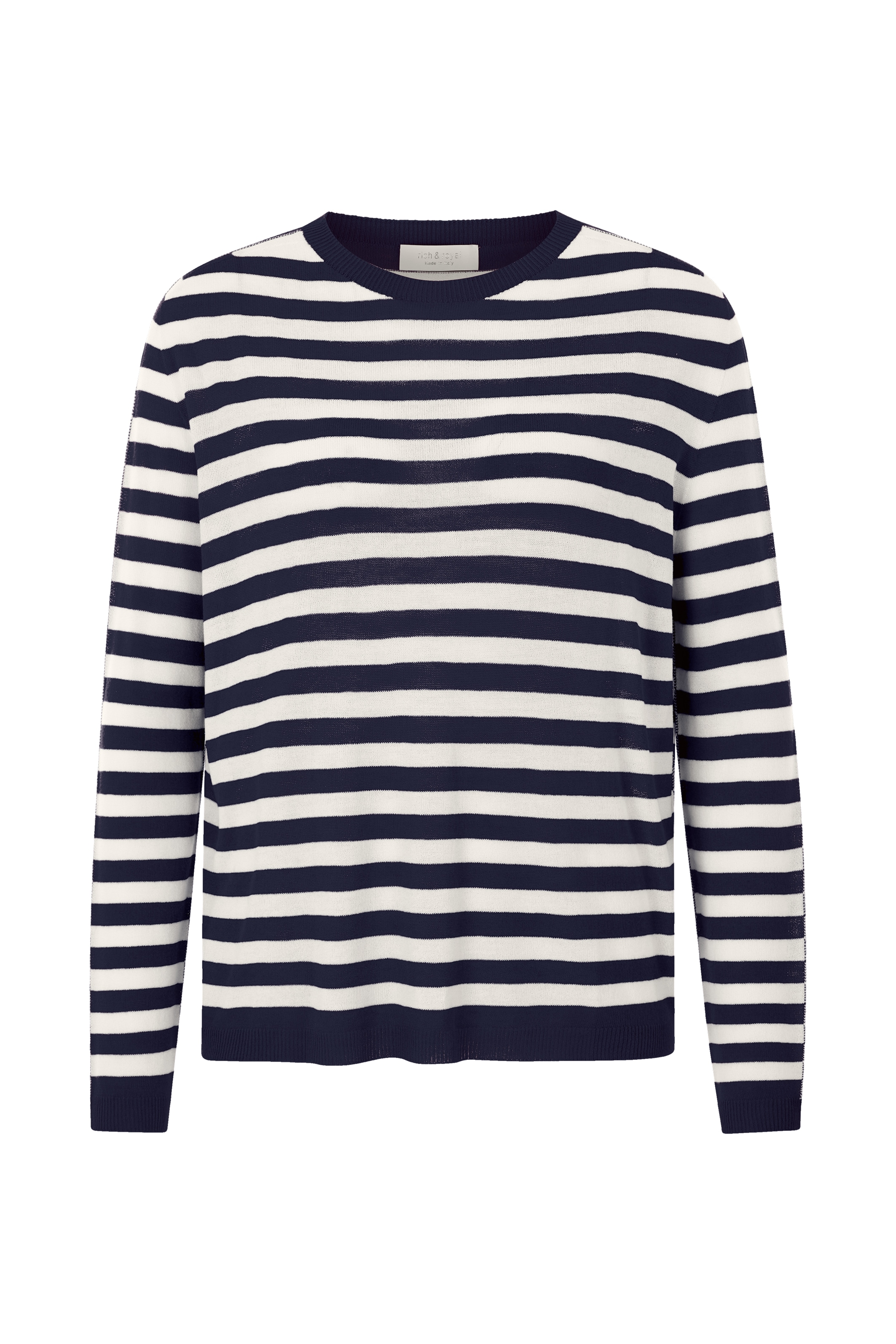 RICHROYAL Streifenpullover , Mit Markenlabel am Rücken