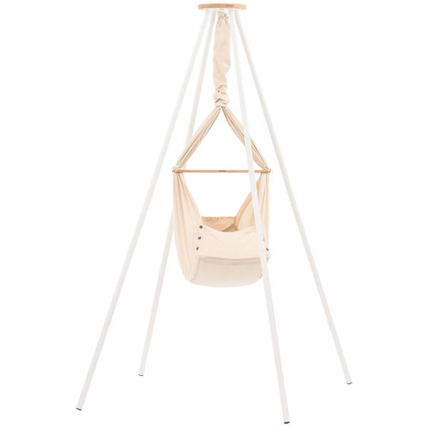 NonomoNonomo   Federwiege mit Tipi weiss almond