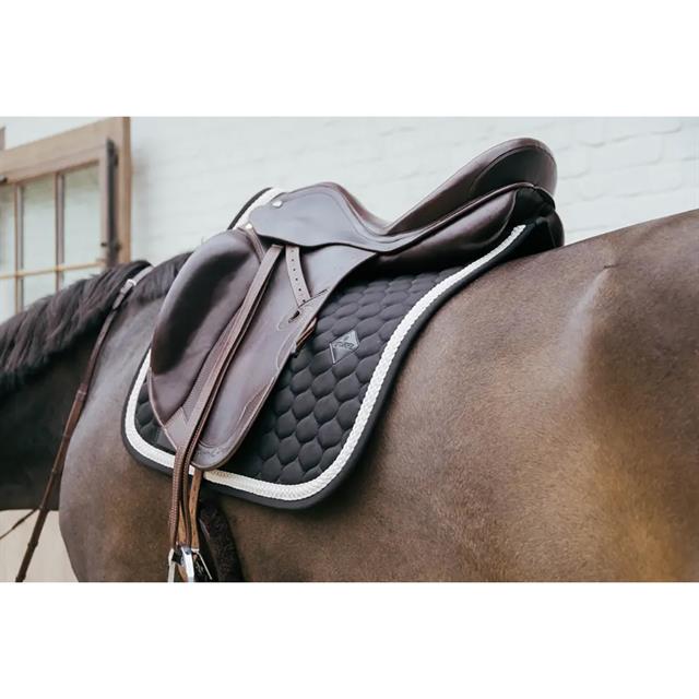 Zadeldek Kentucky Plaited Cord Dressuur Zwart