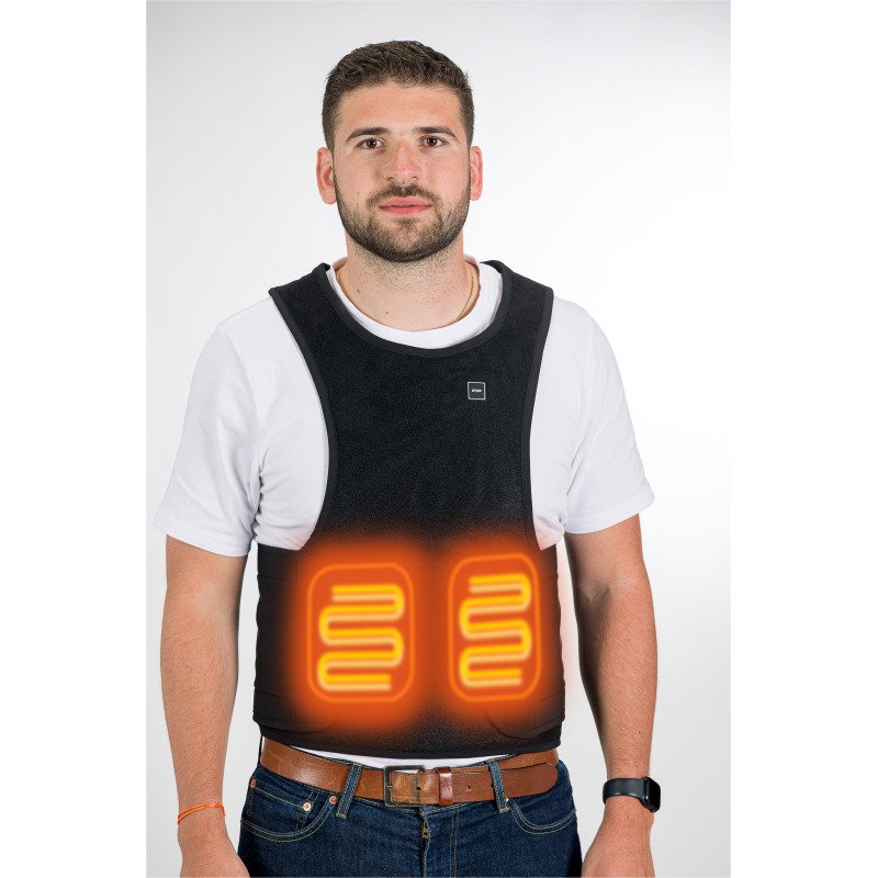 Gilet chauffant hiver ajustable avec batterie - PIP