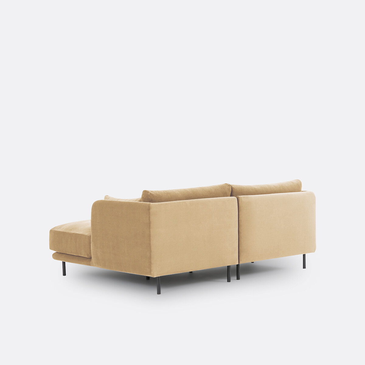 LA REDOUTE INTERIEURS<br>Sofá retangular compacto, veludo Victor