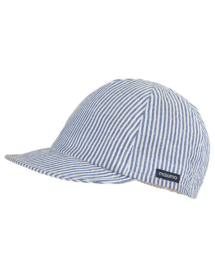 Basecap STRIFEN in navy/weiß