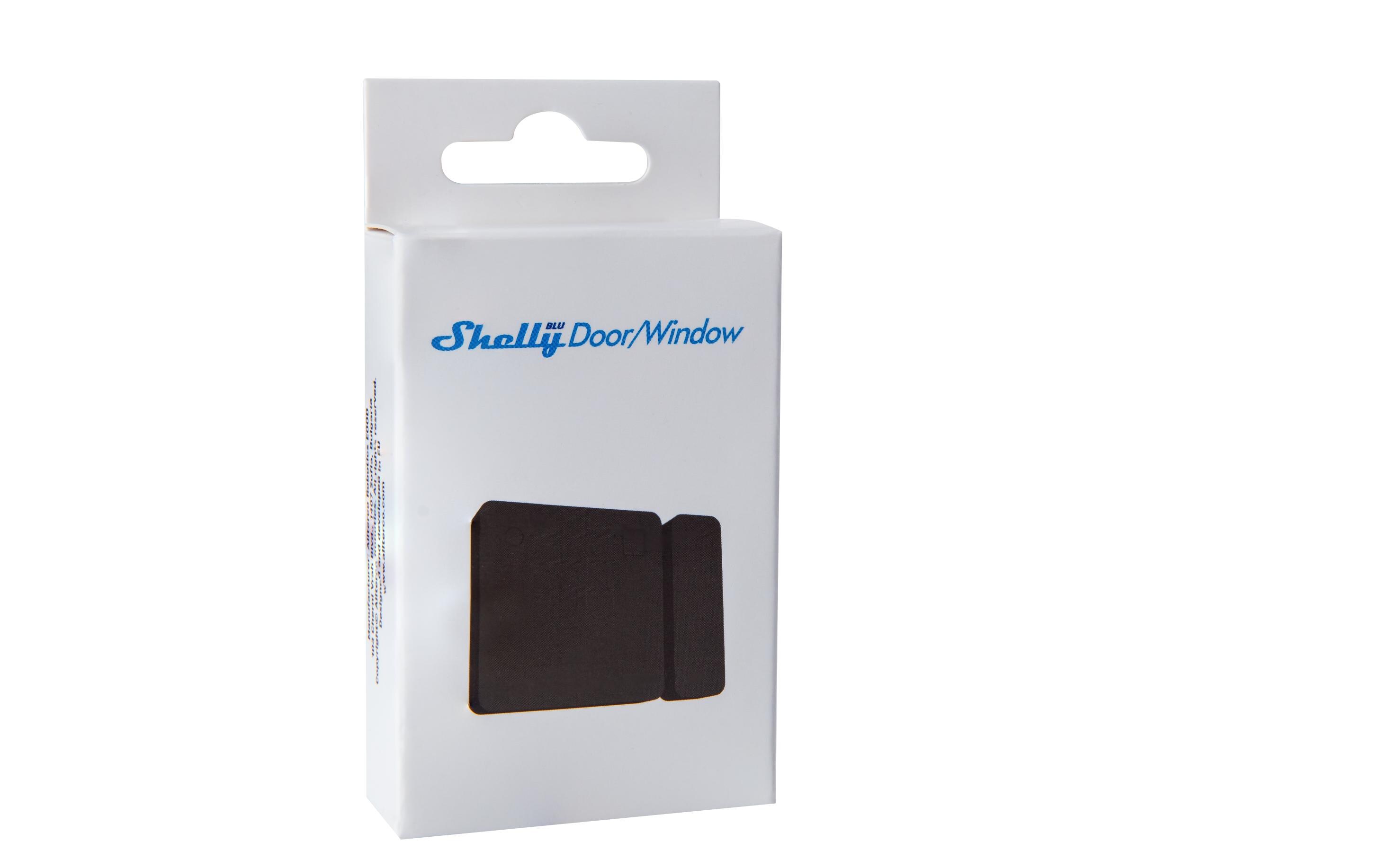 Funk-Fenster- und Türkontakt BLU Door / Window, SchwarzTür- und Fenstersensor mit Magnetkontakt, Helligkeits- und Neigungssensor