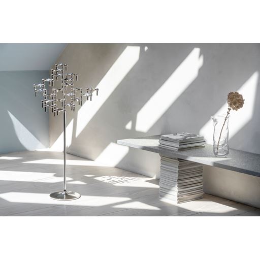 Stoff Nagel Floor Stand Gulvstander, Chrome