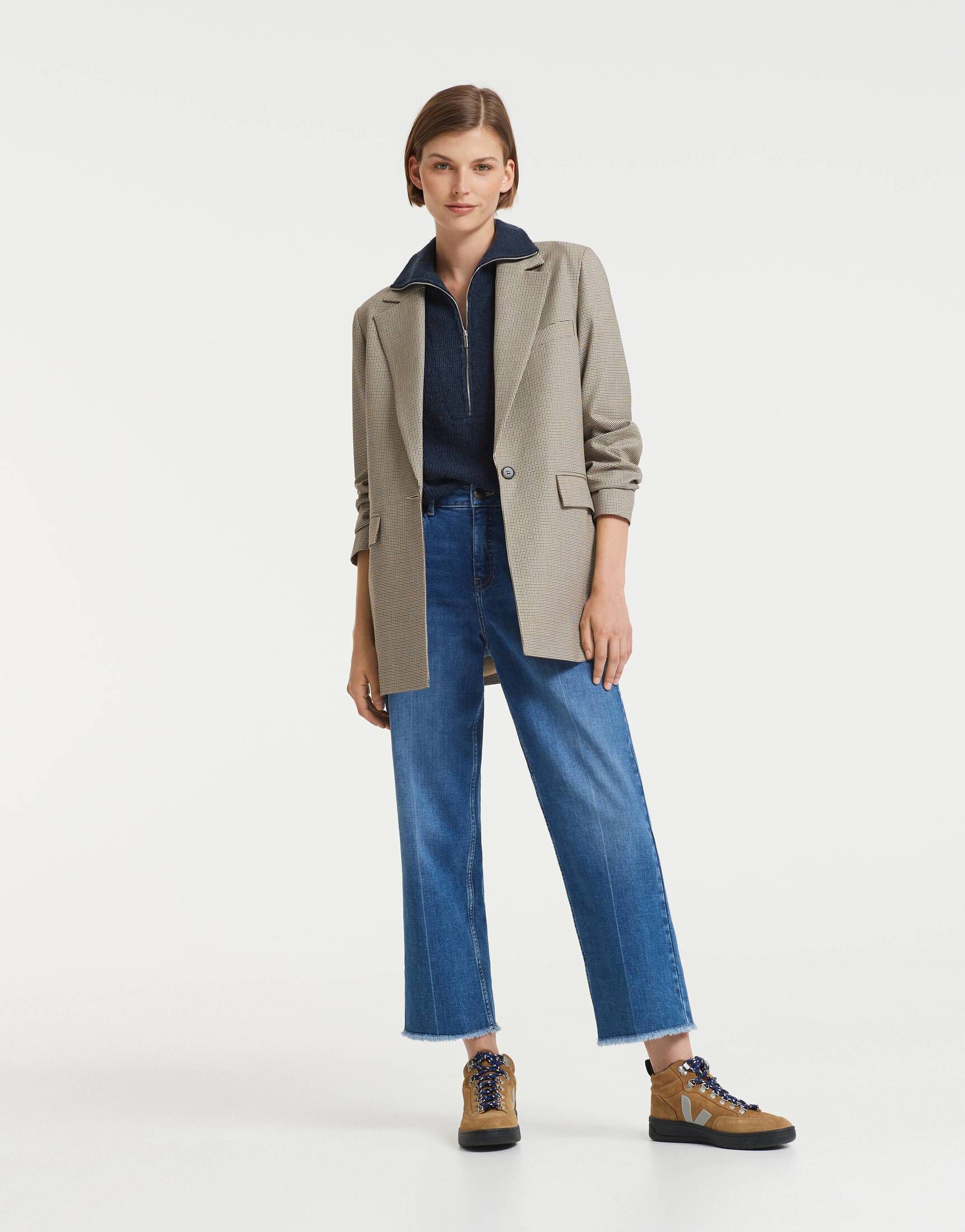 Opus| Damen Blazer JIMENI CHECK