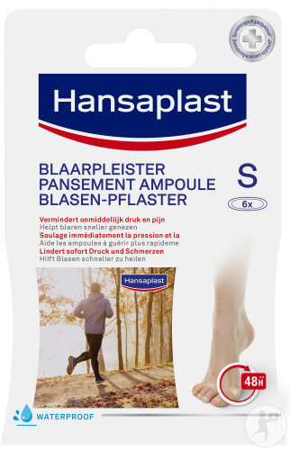 Hansaplast SOS Pansement Ampoules Petit Format 6 Strips