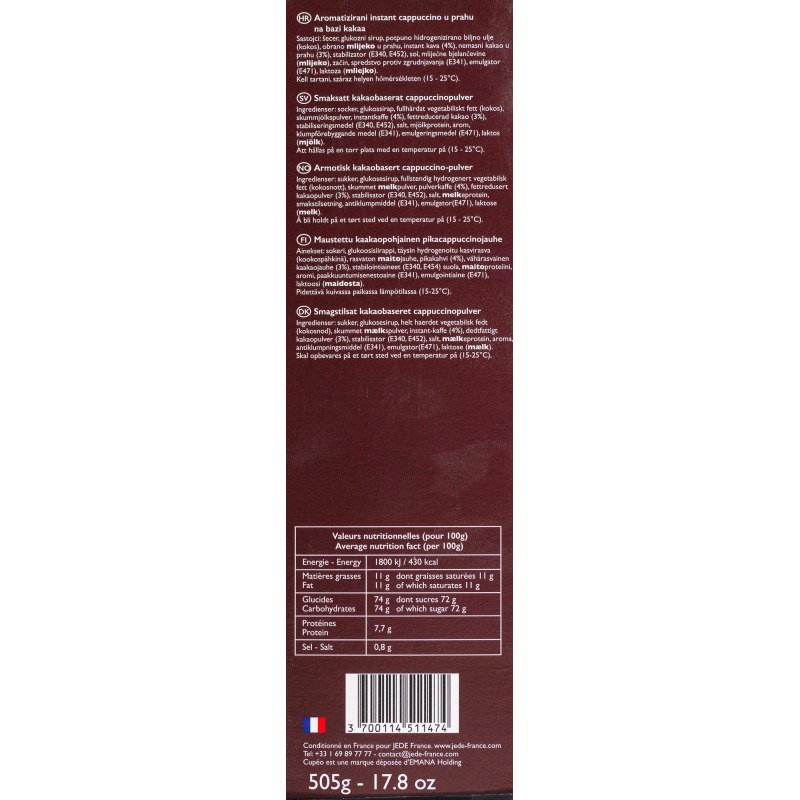 Cartouche de café Cupéo Box Cappuccino noisette - Pour machine JEDE Xpress