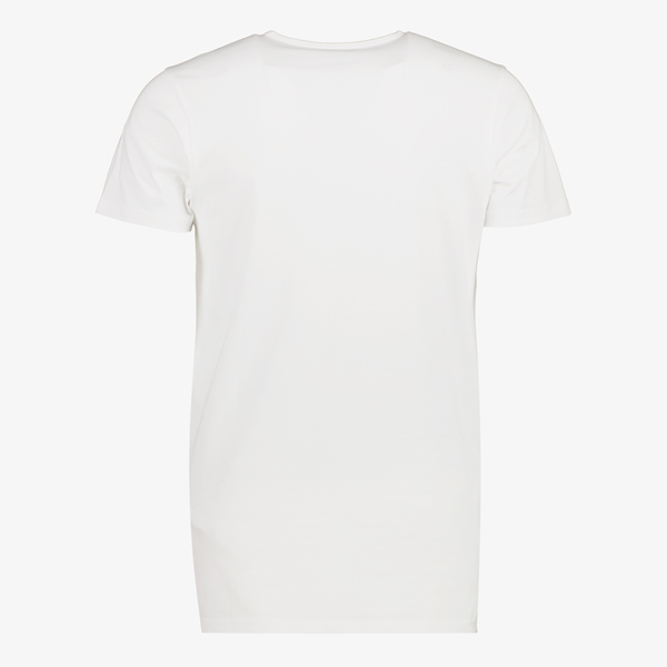 Unsigned heren T-shirt extra lang met ronde hals