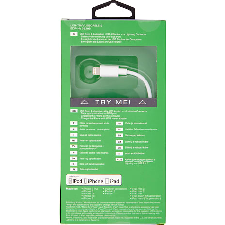 Vivanco Lightning-kabel iPhone/iPad MFI