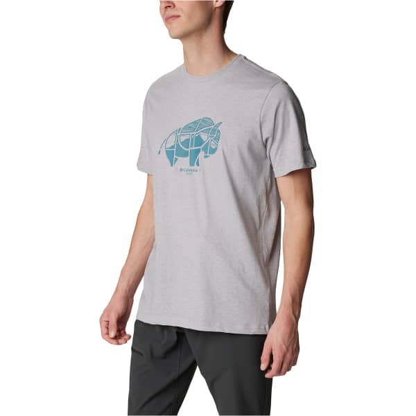 T-shirt randonnée COLUMBIA ROCKAWAY RIVER OUTDOOR SHORT SLEEVE SHIRT COLUMBIA GREY/RANGE ROAMER