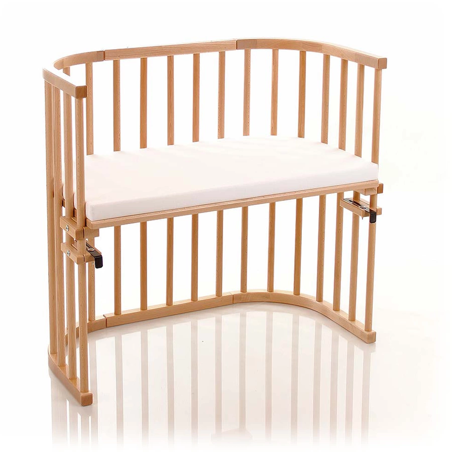 babybay Beistellbett Original natur lackiert extra belüftet