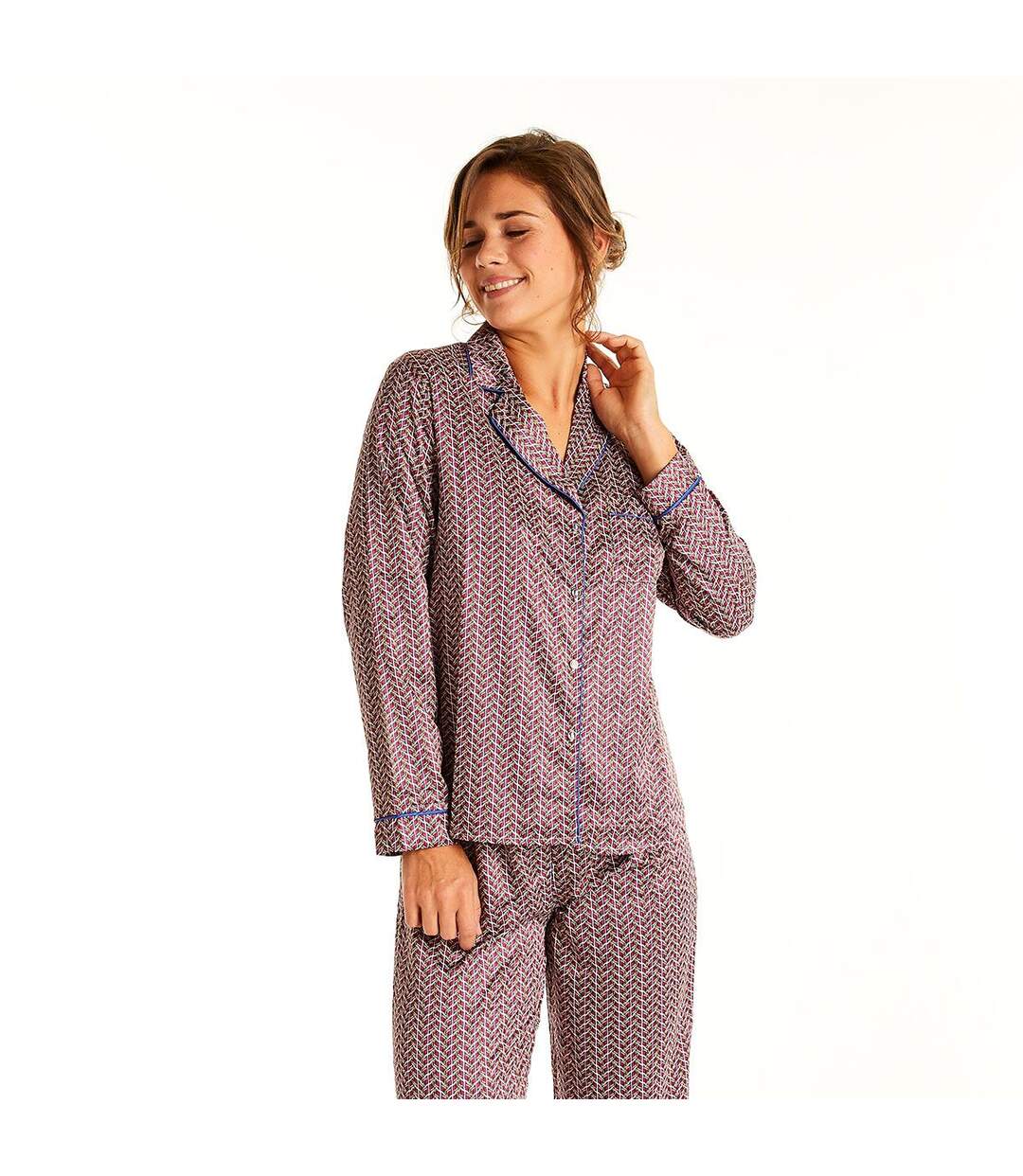 Haut de pyjama rose/bleu Mambo