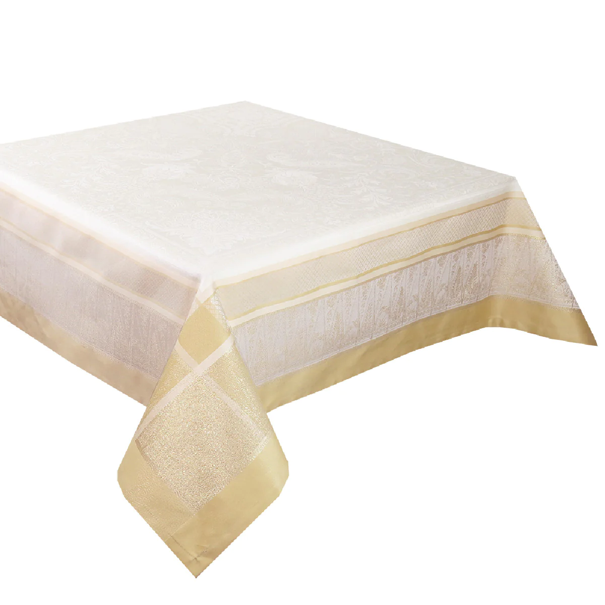 Nappe antitache déperlant coton & autres fibres ivoire 174X304 Garnier