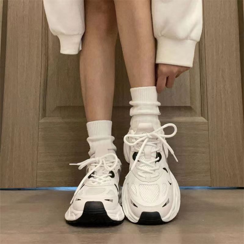 caneik - Platform Panel Mesh Sneakers