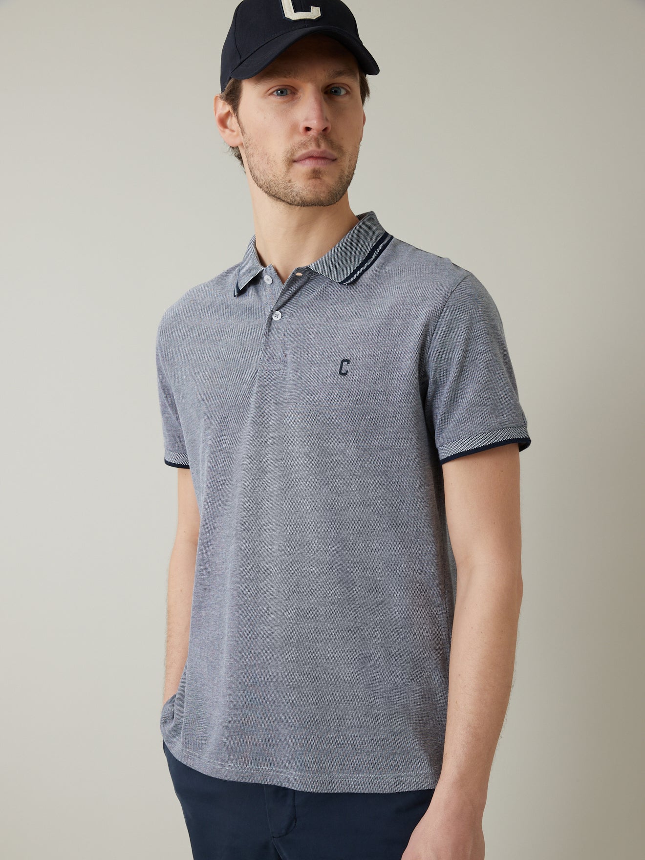 Polo maille piquée homme - coton bio