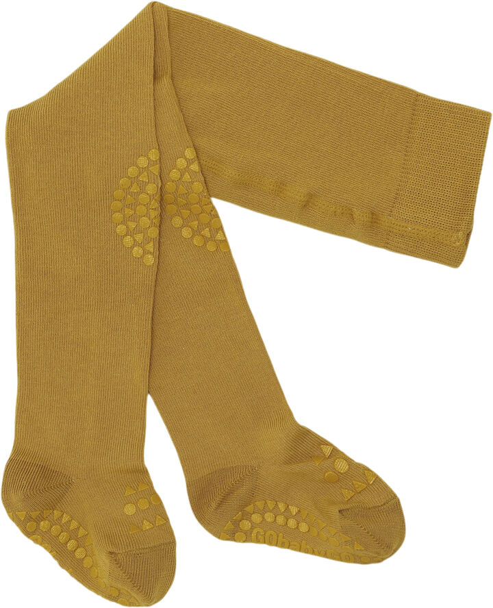 GoBabyGo Kravle Strømpebukser Mustard