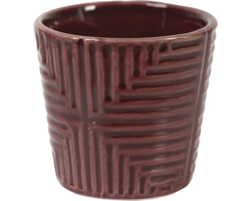 Plantenbak keramiek Carlsen Ø 6 cm H 6 cm rood
