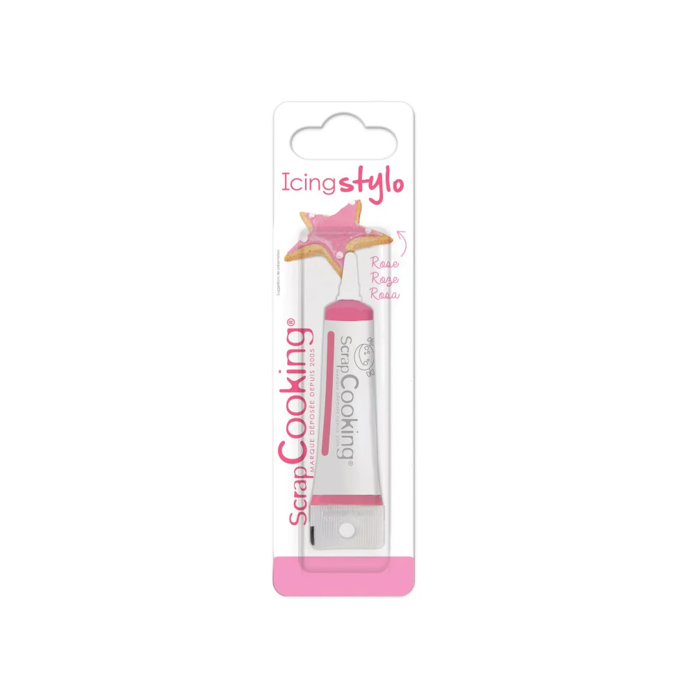 Stylo rose goût vanille Scrapcooking
