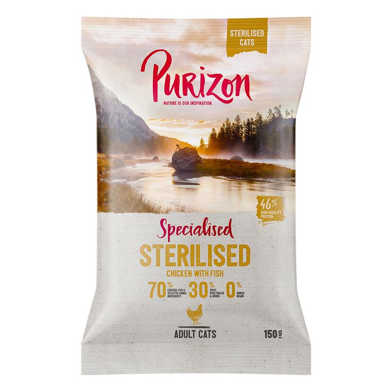 Purizon Adult Sterilised, poulet & poisson - sans céréales