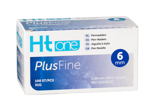 Ht One PlusFine Pennaalden 6 mm 31G 100ST