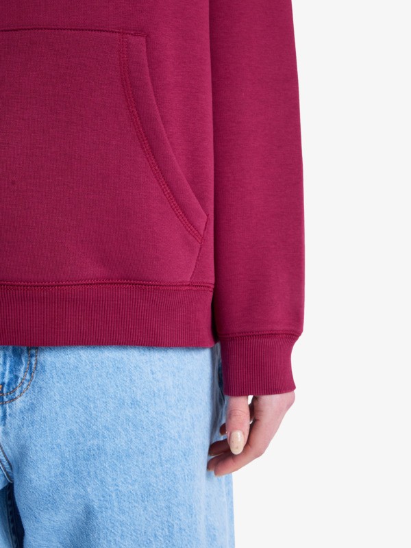 Surf Stoked Brushed Art Sweat à capuche Rouge Femme